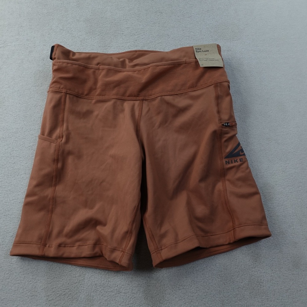 Nike Epic Luxe Trail Running Shorts Womens Medium Mineral Clay Dri-FIT DM7573